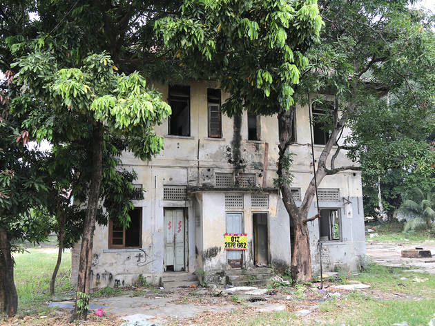 Jalan Sarawak architecture and abandoned building Jalan Sarawak architecture and abandoned building
