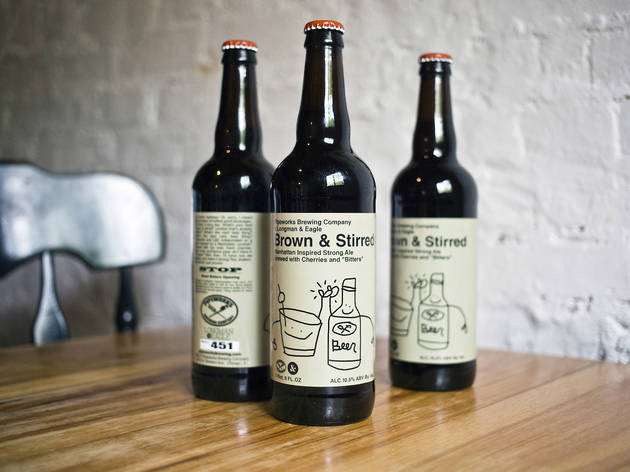 Pipeworks and Longman and Eagle teamed up on Brown & Stirred, a Manhattan-inspired beer.