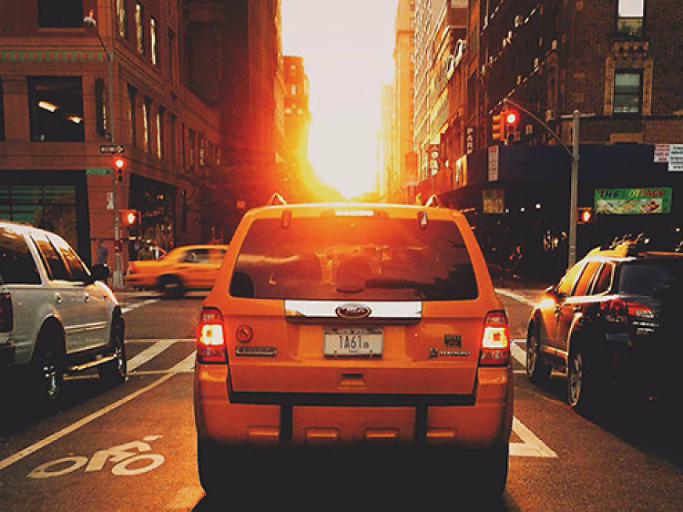 Manhattanhenge, July 11th, 2014