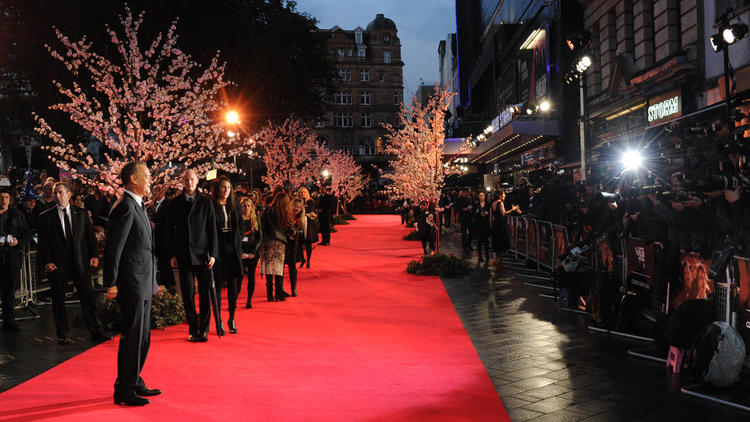 London Film Festival, red carpet