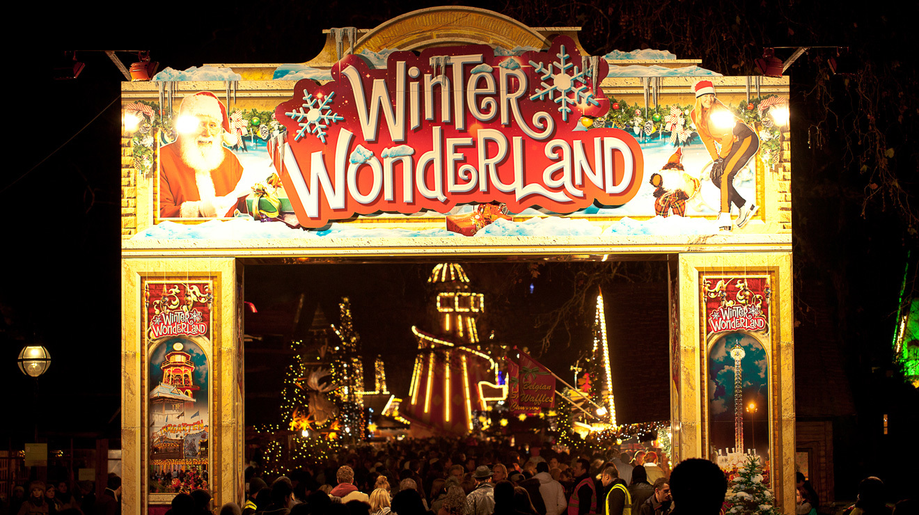 Image result for winter wonderland sign hyde park