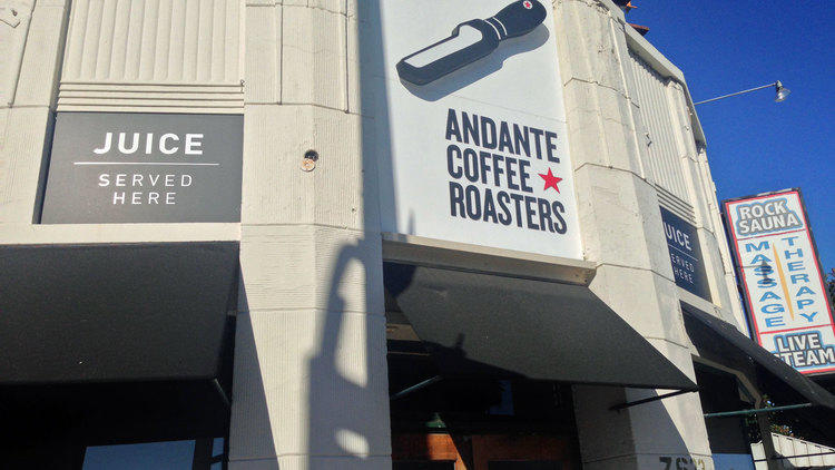 Andante Coffee Roasters.