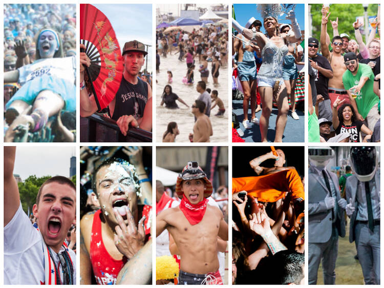 Can you match these crowds to the Chicago festival at which we photographed them?