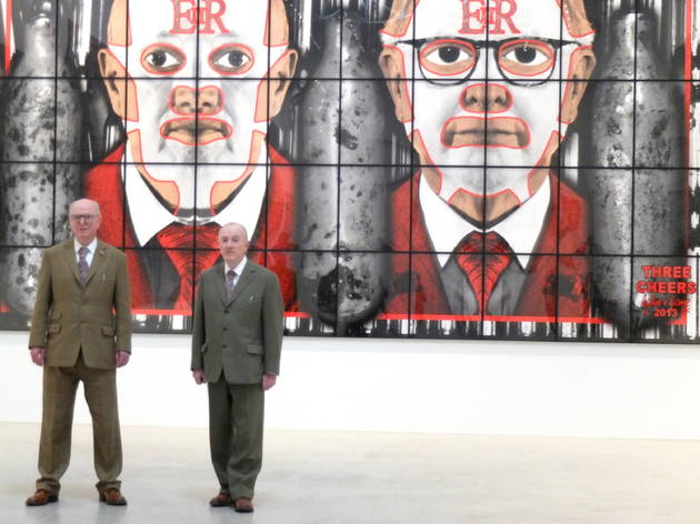 (Exposition Gilbert & George à la galerie Ropac, septembre 2014 / © TB / Time Out)