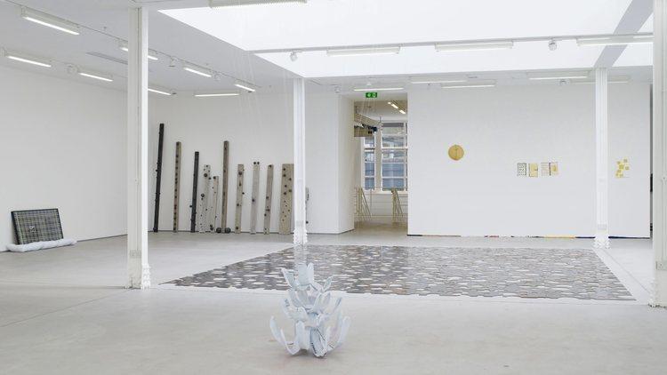 Adriano Costa (Installation view of 'Touch me I am geometrically sensitive' at Sadie Coles)