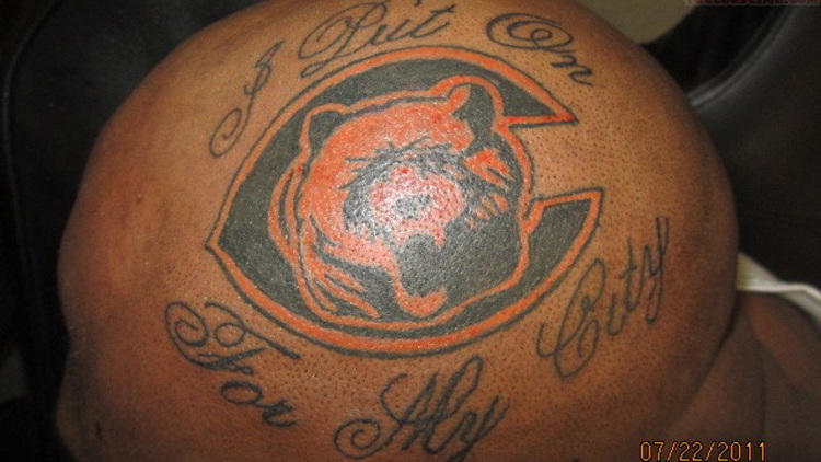 CHICAGO BEARS tattoo