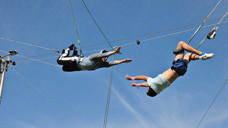 Aerial Trapeze at Trapeze School New York