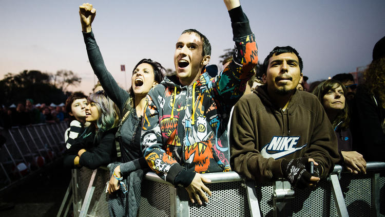 Humboldt Park is filled with punks and rockers during Riot Fest Chicago on September 13, 2014.​