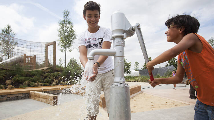 Take command of a treehouse at the Olympic Park's Tumbling Bay Playground