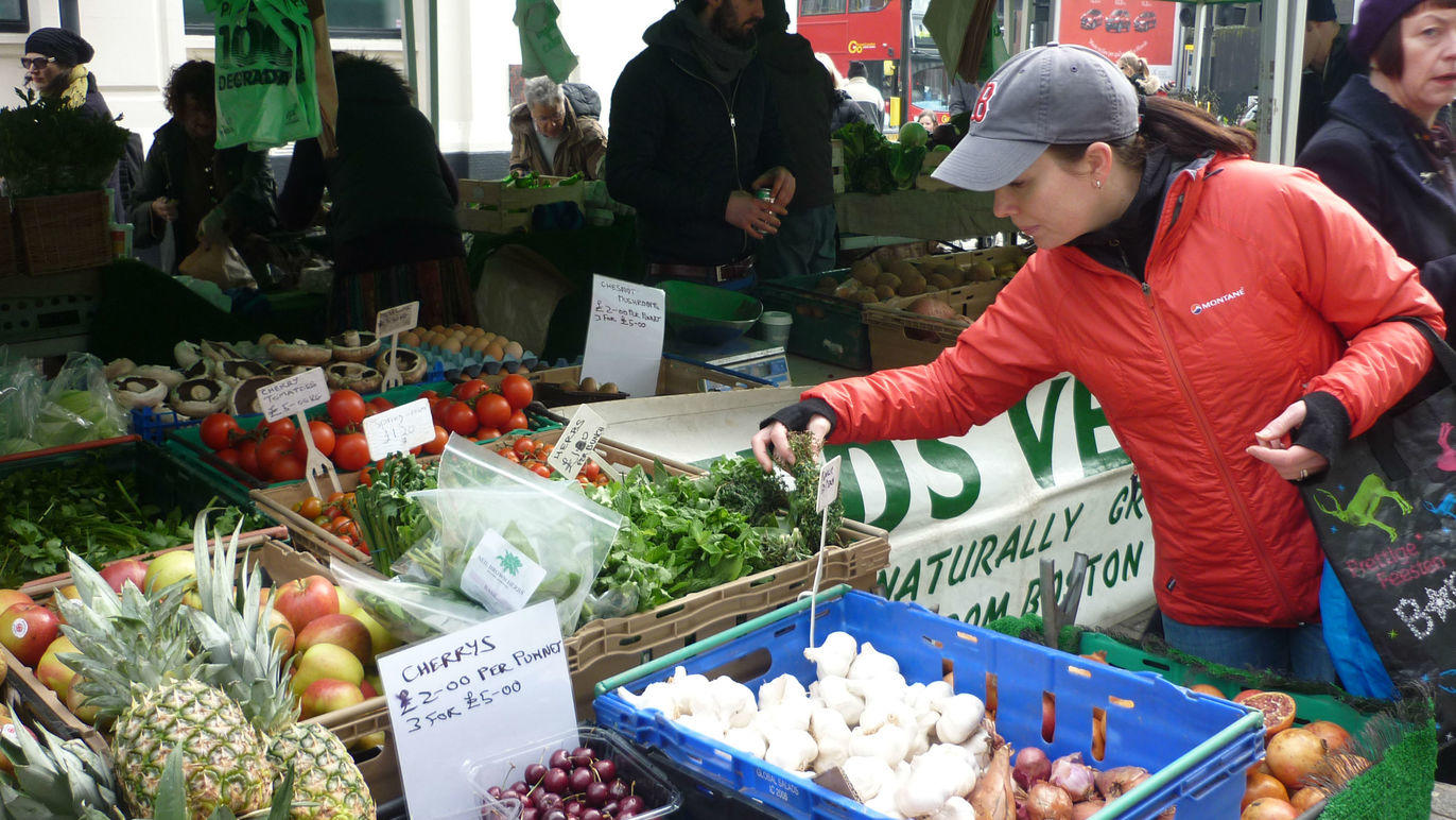 Venn Street Market Shopping in Clapham, London