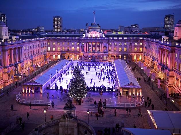 Skate at Somerset House, ice rink