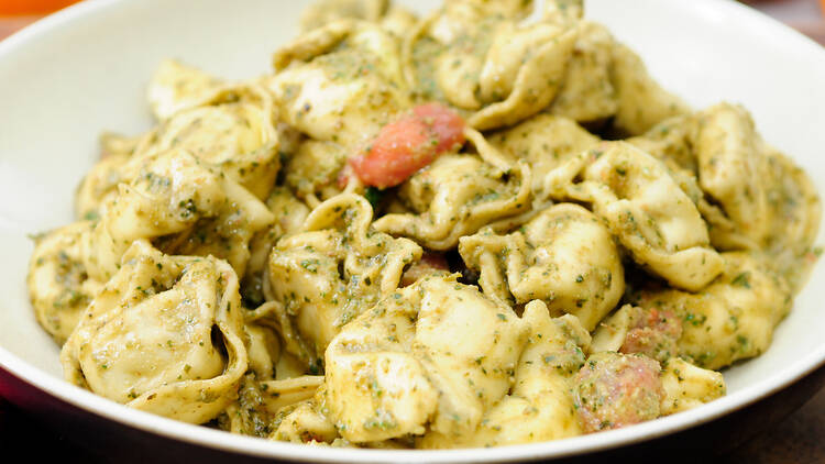 El MAC Festival en el Parque de la Ciutadella: Tortellinis de queso con pesto