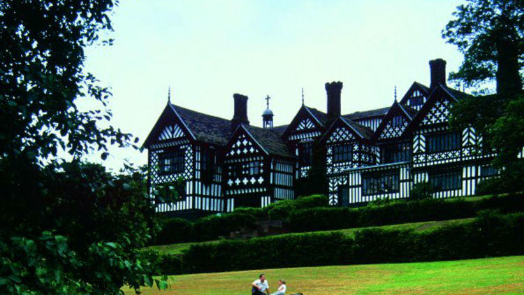 Bramall Hall, Stockport, Manchester, Panoramic