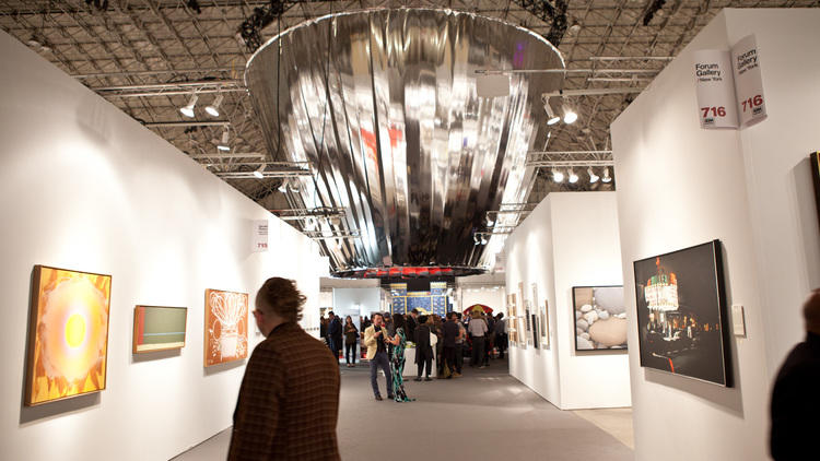 Expo Chicago 2014 kicked off with Vernissage, an opening-night preview at Navy Pier's Festival Hall.