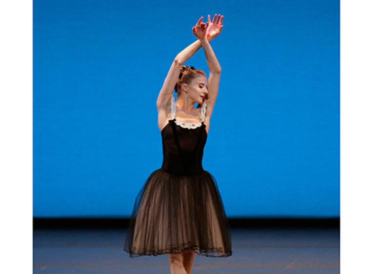 Sterling Hyltin in
Mozartiana by George Balanchine at New York City Ballet