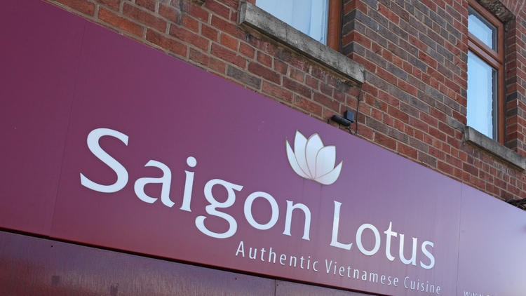 Saigon Lotus, Manchester, Sign