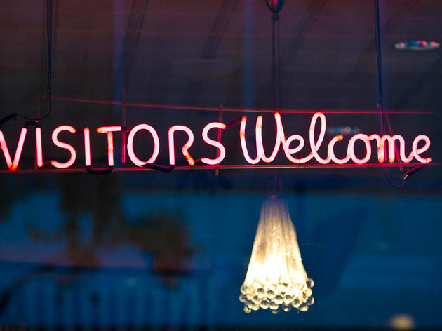 Welcome sign at Max's Welcome sign at Max's