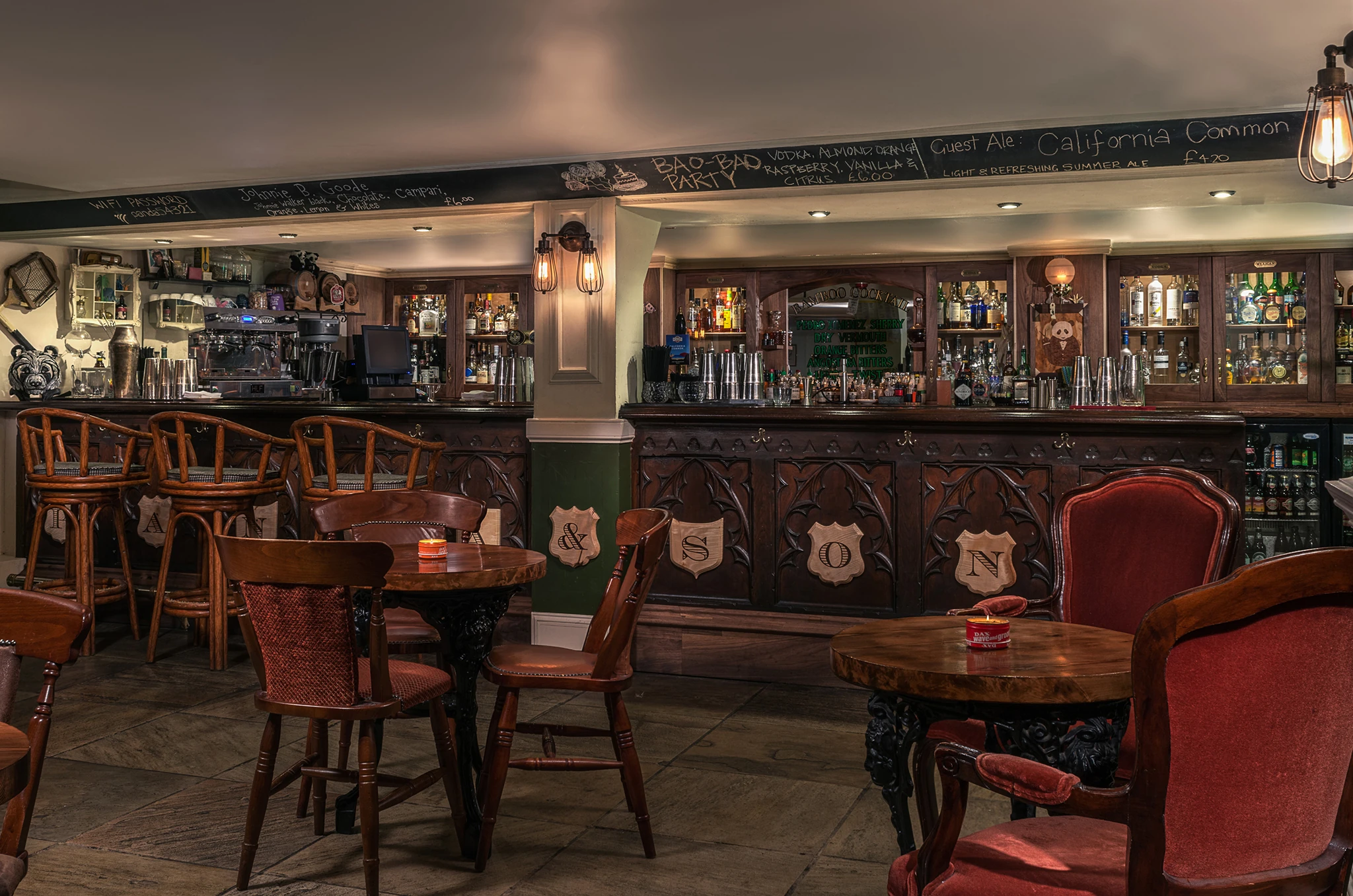 Panda & Sons, Bars, Edinburgh