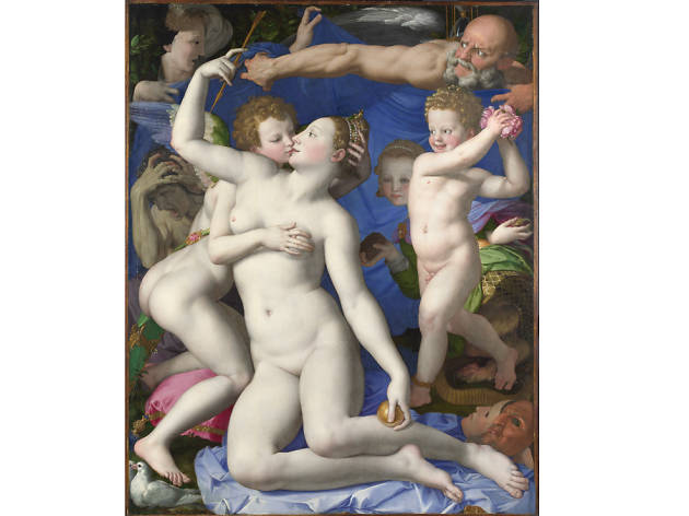 An Allegory with Venus and Cupid, Bronzino