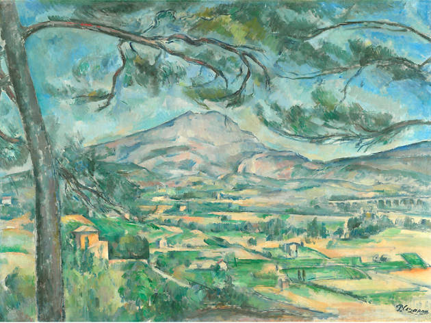 Mont Sainte-Victoire with a Large Pine, Paul Cezanne