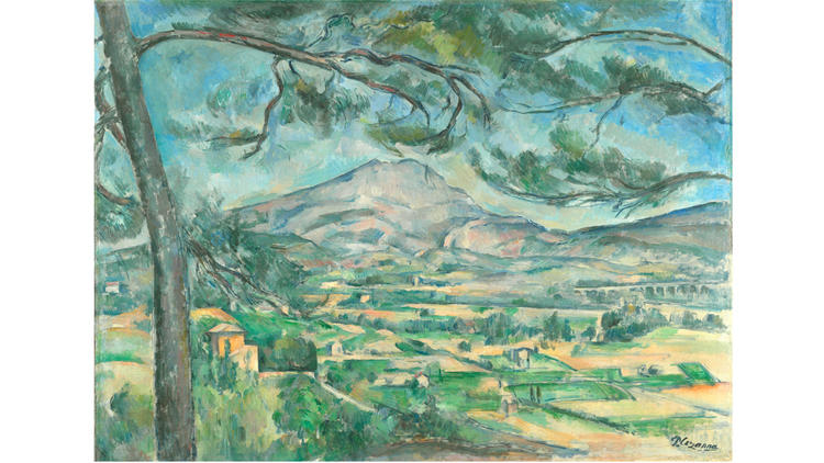 'Mont Sainte-Victoire with a Large Pine' - Paul Cézanne