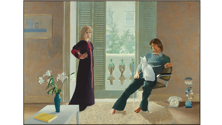 'Mr and Mrs Clark and Percy' - David Hockney