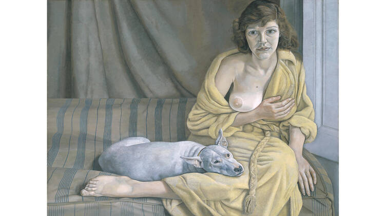 'Girl with a White Dog' - Lucian Freud