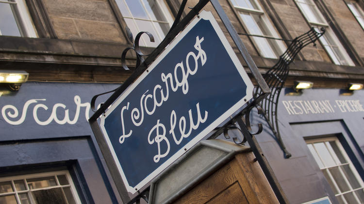 L'escargot Bleu, Restaurants, Edinburgh