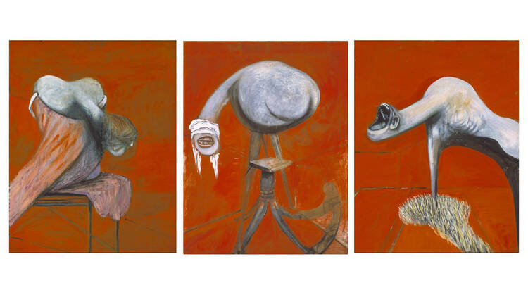 'Three Studies for Figures at the Base of a Crucifixion' - Francis Bacon