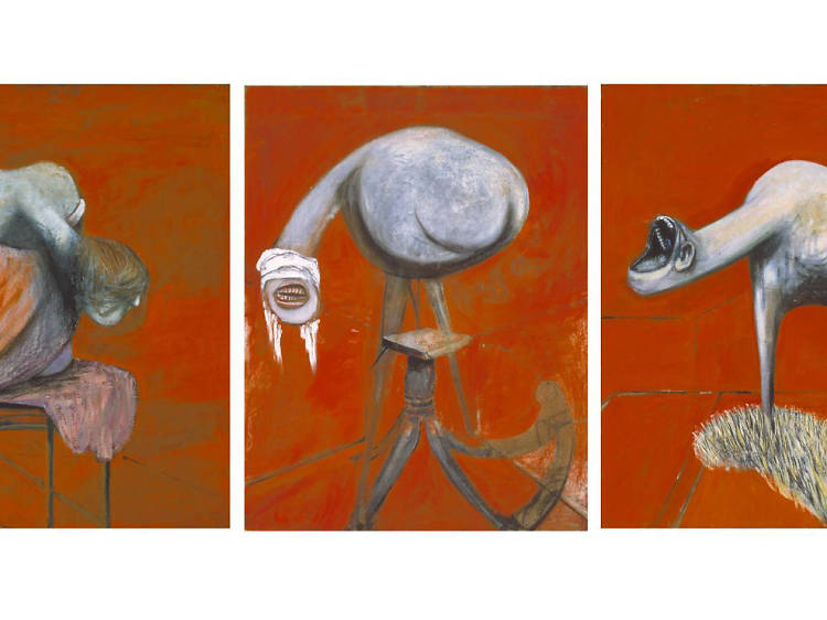 'Three Studies for Figures at the Base of a Crucifixion' - Francis Bacon