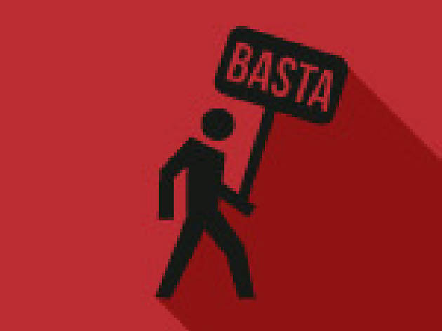 Pancarta, marcha Pancarta, marcha