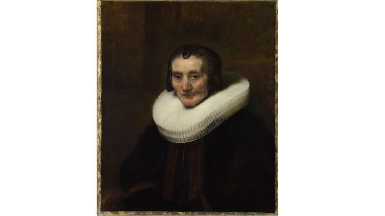 'Portrait of Margharete de Geer' - Rembrandt van Rijn