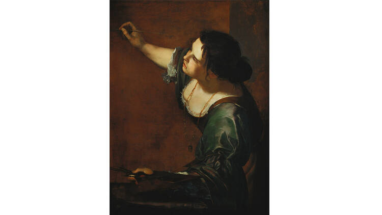 'Self-Portrait as the Allegory of Painting' - Artemisia Gentileschi