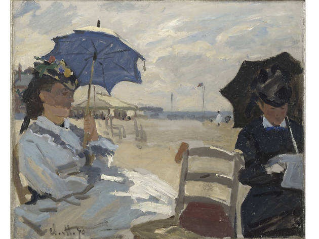 The Beach at Trouville, Claude Monet