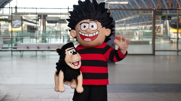 Beano Town, St pancras international, Dennis the Menace