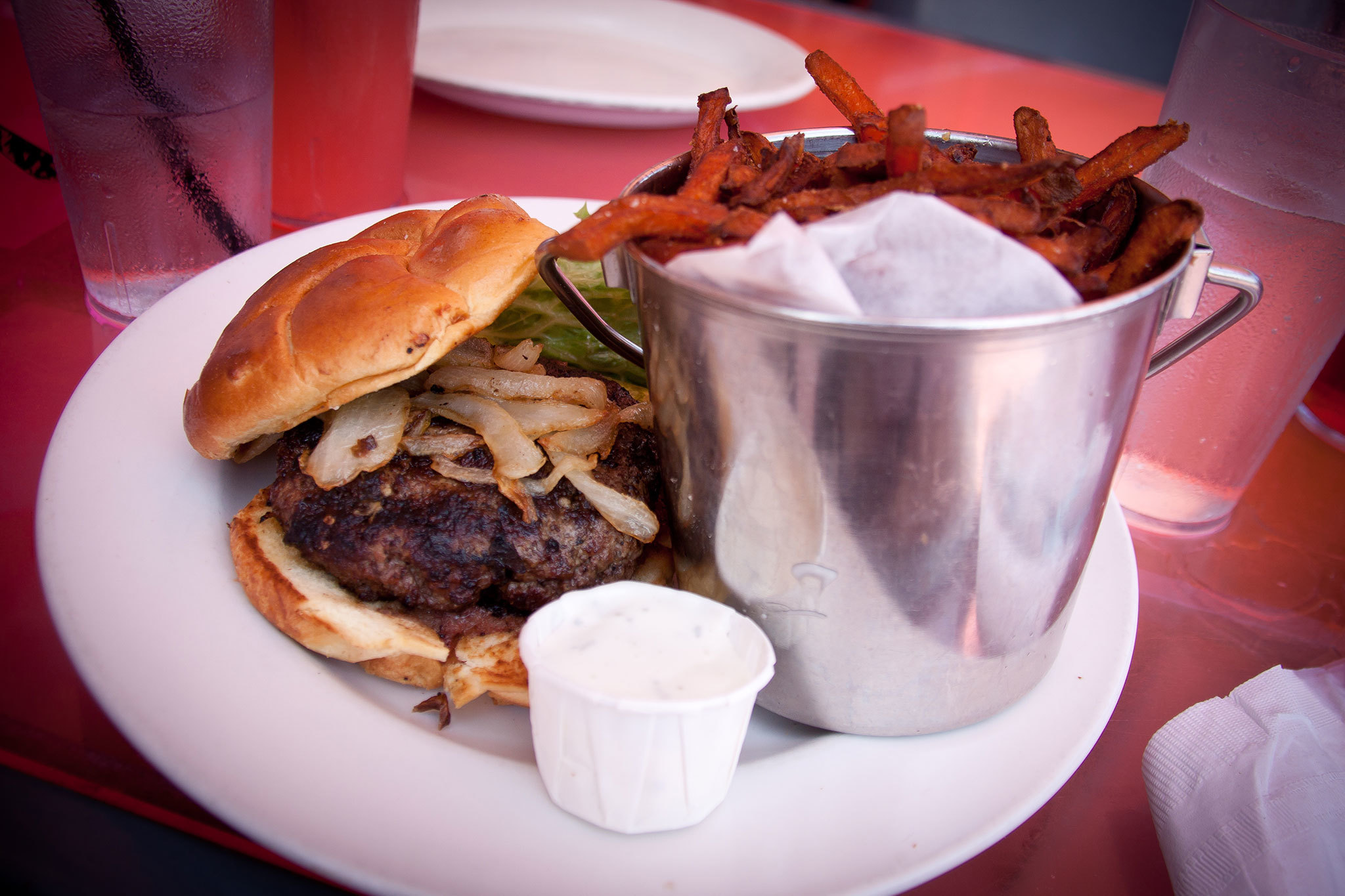 Big Pink Restaurants in South of Fifth, Miami