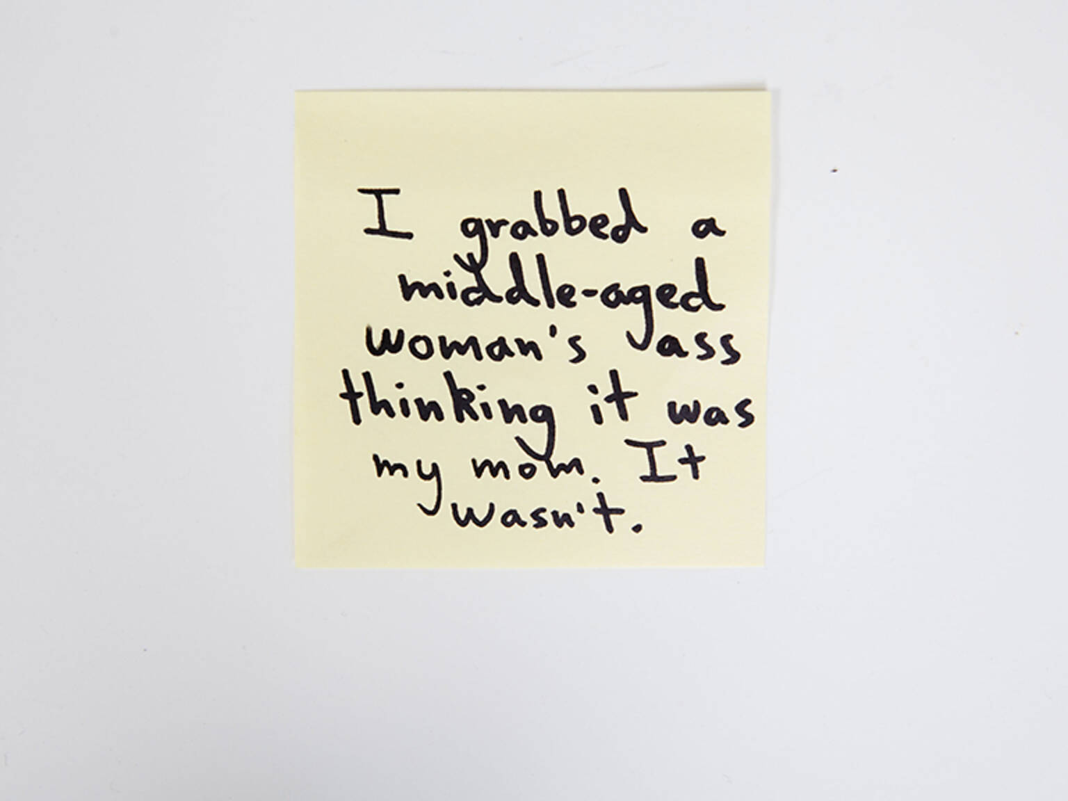 Sticky Notes Confess Sticky-note confessions: New Yorkers share their most embarrassing moments