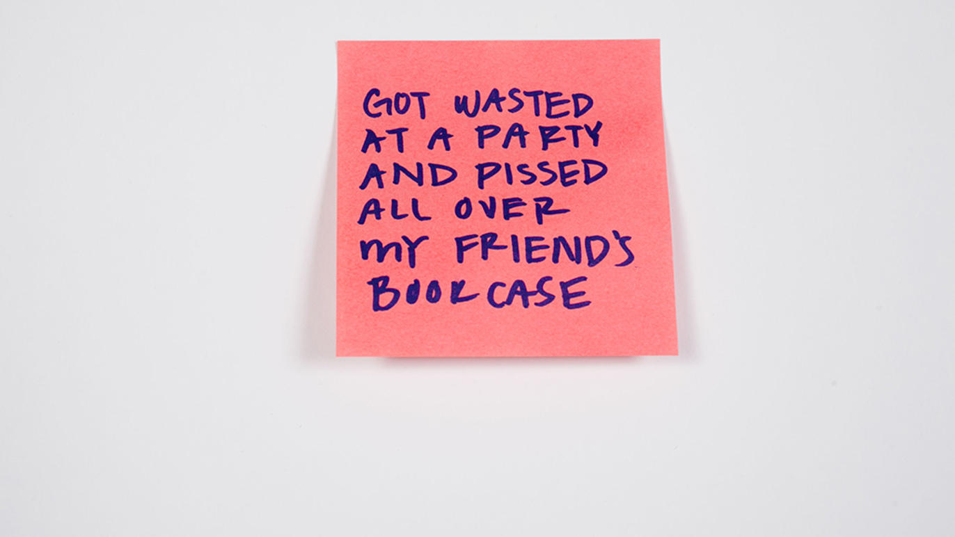 Sticky-note confessions: New Yorkers share their most embarrassing moments
