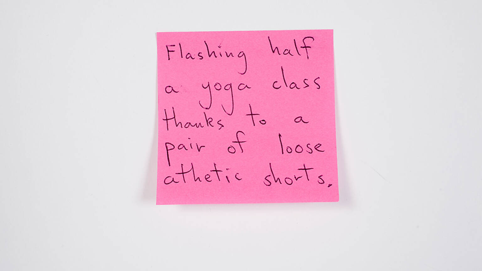 Sticky-note confessions: New Yorkers share their most embarrassing moments