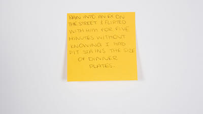 Sticky-note confessions: New Yorkers share their most embarrassing moments