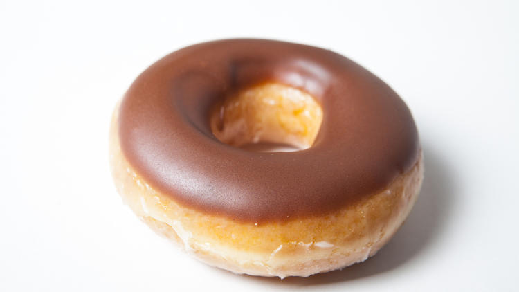 The best donuts in LA: Chocolate glazed donut from Krispy Kreme