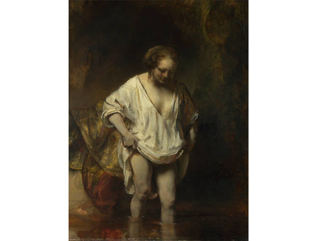 'A Woman Bathing in a Stream', Rembrandt van Rijn