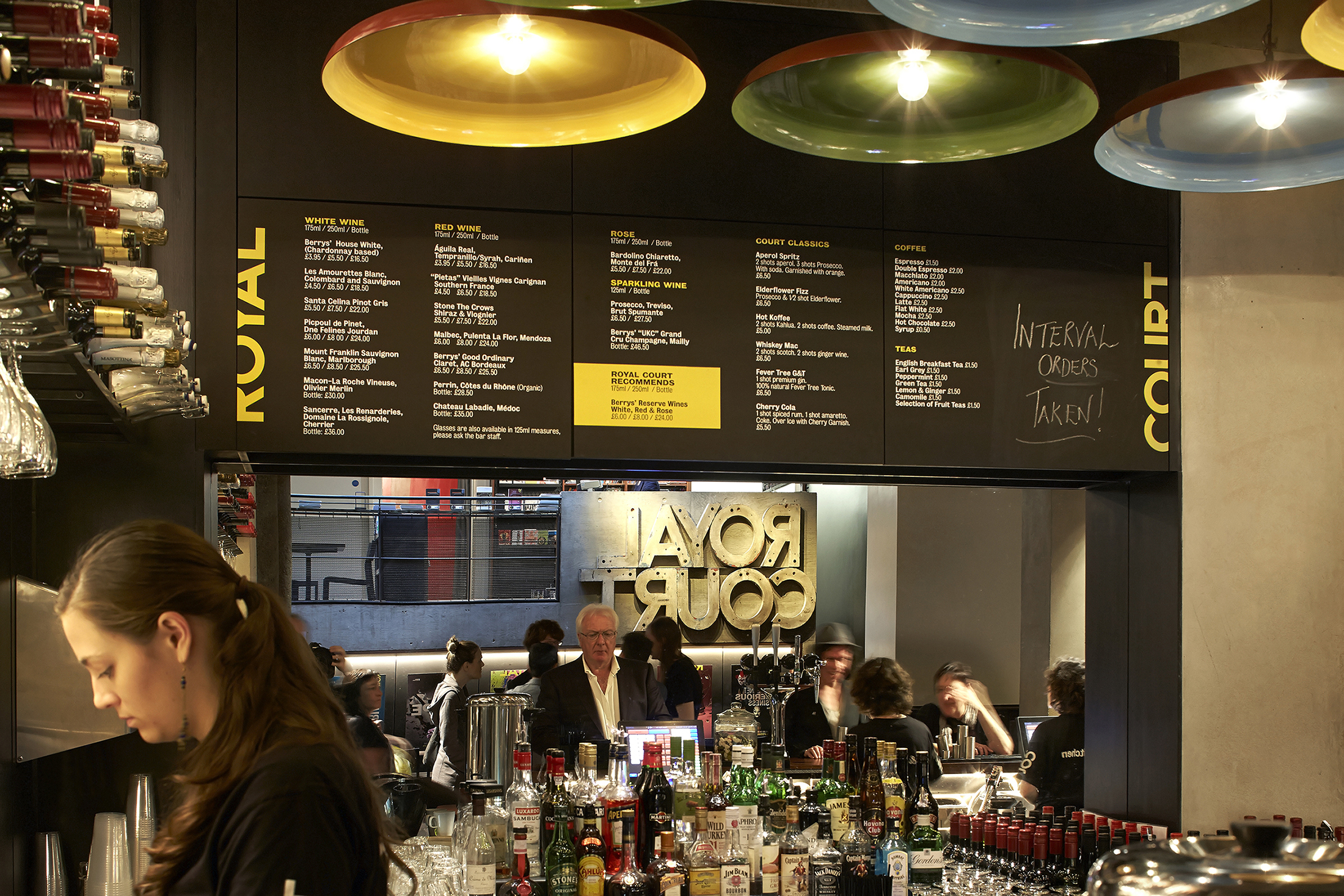 Royal Court Theatre Cafe Bar Restaurants in Belgravia, London