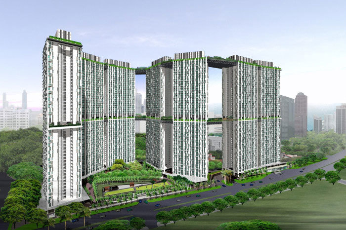 The Pinnacle@Duxton Skybridge