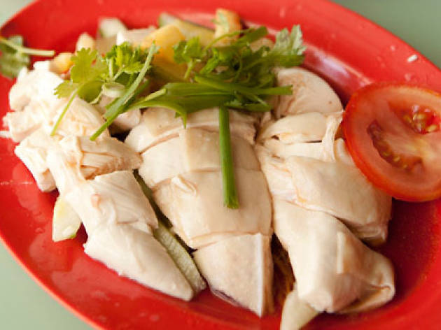 BEST CHICKEN RICE: Hainanese Boneless Chicken Rice ($3). Stall #01-15 Alexandra Village Food Centre. Chicken-Rice.jpg