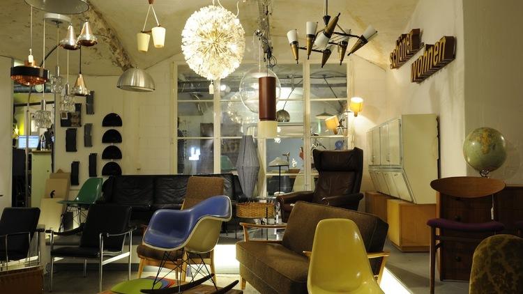 Vintage furniture store in Zurich