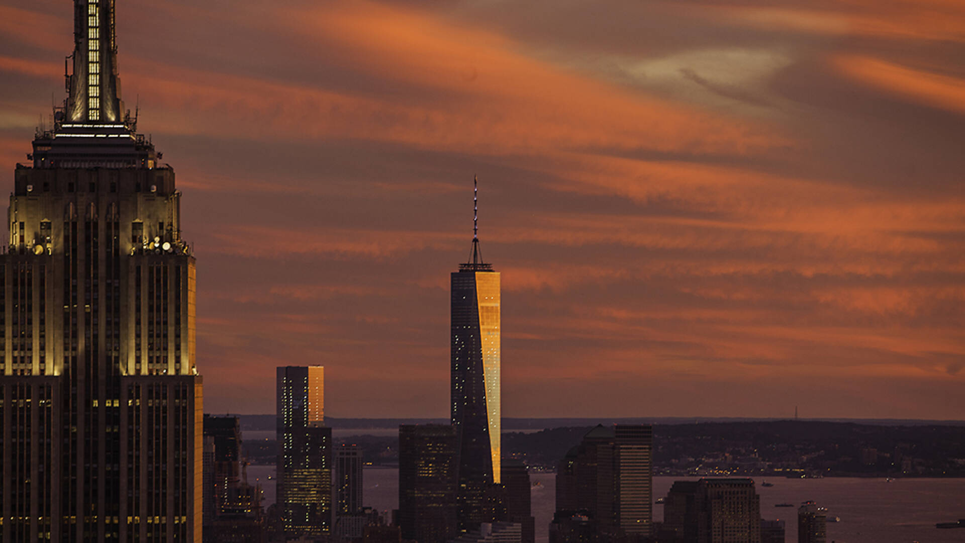 See a sunset NYC tourists will rave about with our pick of stunning photos