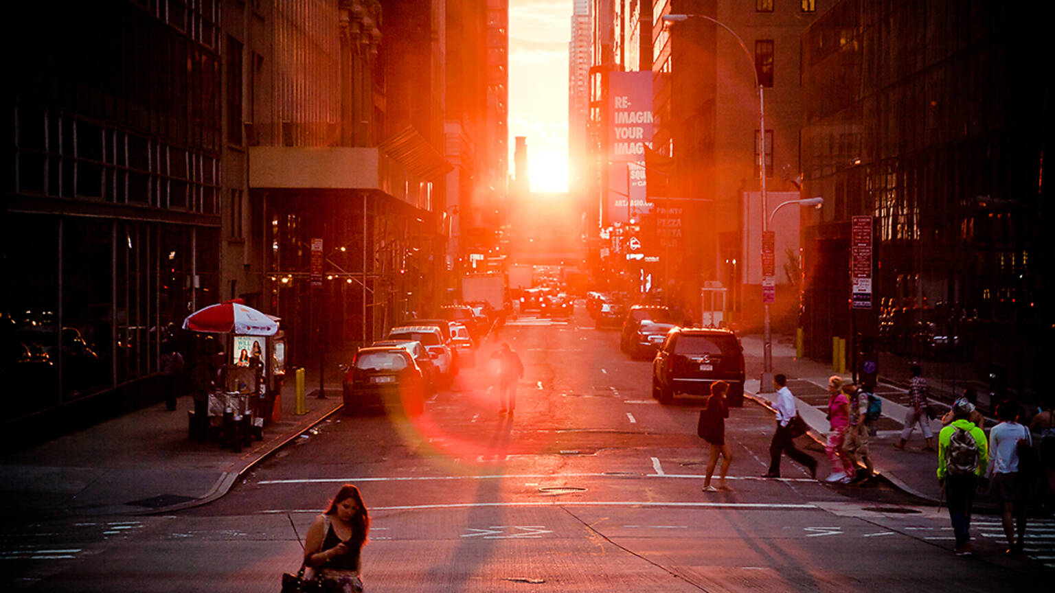 See a sunset NYC tourists will rave about with our pick of stunning photos