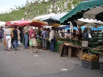 17. Potter through Carouge’s age-old market