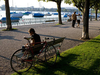 5. Take a walk along Zurich’s lakeside promenade